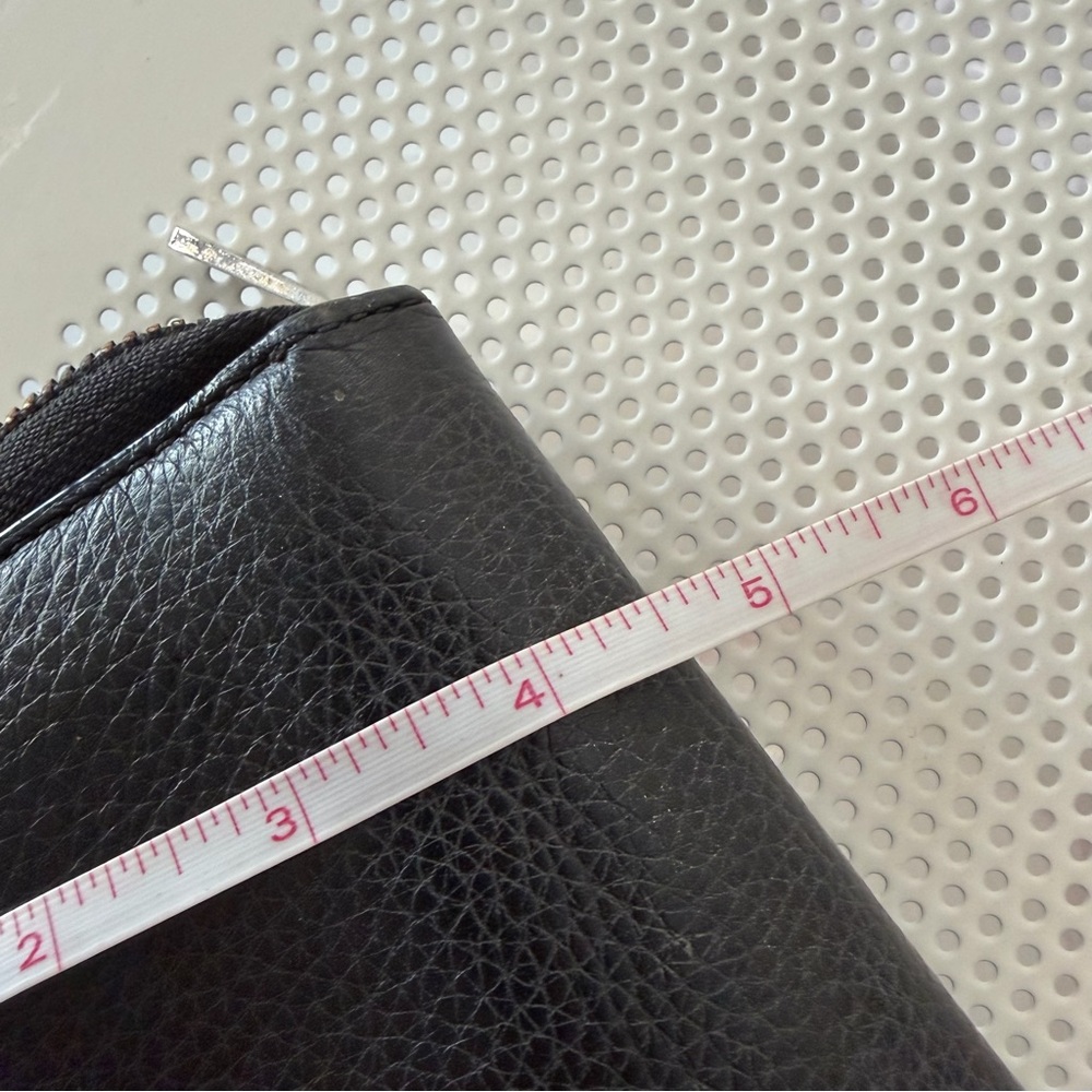 Michael Kors Black Pebbled Leather Wristlet Wallet with Gold Logo - Picture 8 of 10